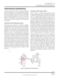 LTC6910-1HTS8#TRMPBF Datasheet Page 21