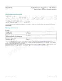 MAX1613600/VY+ Datasheet Page 2
