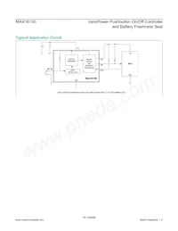 MAX16150BWT+T Datasheet Pagina 2