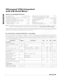 MAX2036CCQ+ Datasheet Page 2