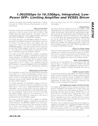 MAX3798ETJ+T Datasheet Page 17