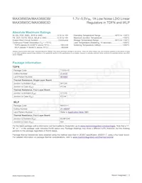 MAX38903CANL+ Datasheet Pagina 3