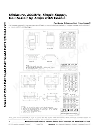 MAX4220ESD Datasheet Pagina 16