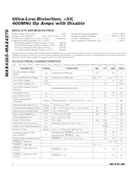 MAX4270ESD-T Datasheet Page 2