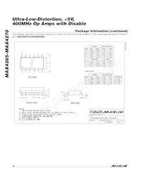 MAX4270ESD-T Datasheet Page 18