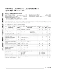 MAX4305EUK-T Datenblatt Seite 2