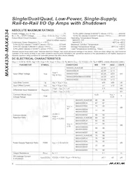 MAX4332ESA-T Datasheet Page 2