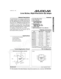 MAX437CSA+ Datasheet Pagina 2