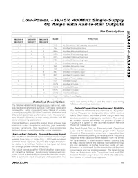 MAX4415EUA+ Datasheet Page 15