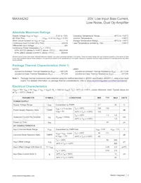 MAX44242AUA+T Datasheet Page 2