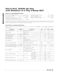 MAX44265EWT+T Datasheet Pagina 2