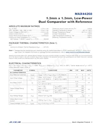 MAX44268EWL+T Datasheet Page 2