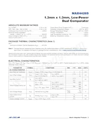 MAX44269EWL+T Datasheet Page 2