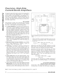 MAX472ESA+ Datasheet Page 11