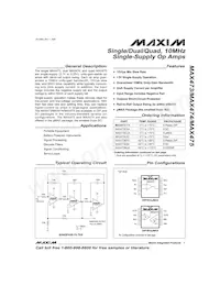 MAX474CSA+ Datasheet Pagina 2