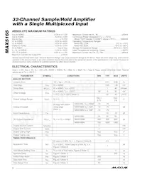 MAX5165MECM+T Datasheet Page 2