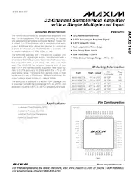 MAX5168NCCM+T Datasheet Cover