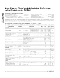 MAX6037CAUK33+ Datasheet Page 2