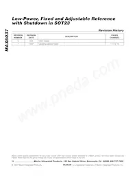 MAX6037CAUK33+ Datasheet Pagina 18