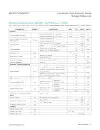 MAX6071AAUT30+ Datasheet Page 3