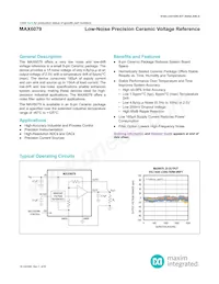 MAX6079ALA25+ Datasheet Cover