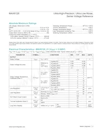 MAX6126A28+T Datasheet Page 2