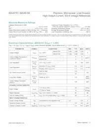 MAX6166BESA+TG002 Datasheet Pagina 2