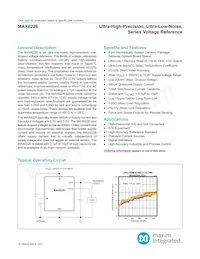 MAX6226ALA25+ Datasheet Cover