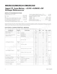 MAX6350MJA Datasheet Page 2