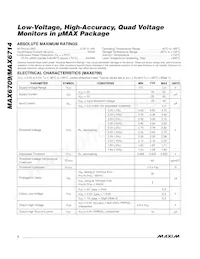 MAX6709GUB+T Datasheet Page 2
