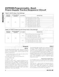 MAX6876ETX+T Datasheet Page 22