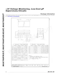 MAX708SCPA+ Datasheet Page 12