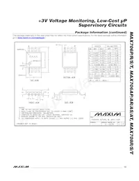 MAX708SCPA+ Datasheet Page 13