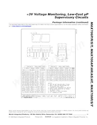 MAX708SCPA+ Datasheet Page 15