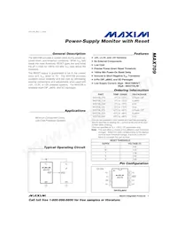 MAX709LESA+TG002 Datasheet Cover
