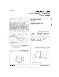 MAX7705CSA+TG002 Datasheet Copertura
