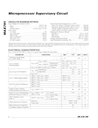 MAX791CUE+T Datasheet Page 2