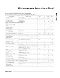 MAX791CUE+T Datasheet Page 3
