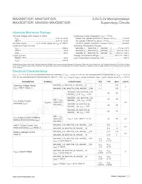 MAX802SESA+ Datasheet Page 2