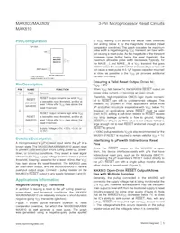 MAX810REUR+ Datasheet Page 5