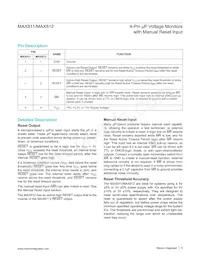 MAX811TEUS-T Datasheet Page 5