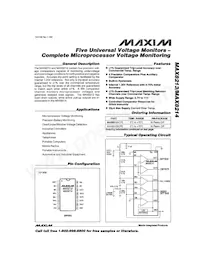 MAX8213BMJE Datenblatt Cover