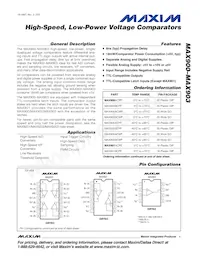 MAX903CSA+G002 Datenblatt Seite 2