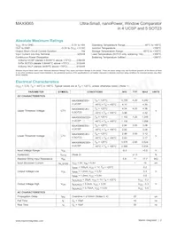 MAX9065EBS+T Datasheet Page 2