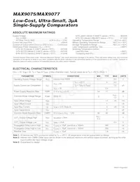 MAX9075C/D-W Datasheet Page 2