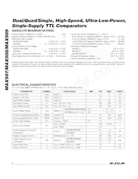MAX907CSA+TG002 Datasheet Page 3