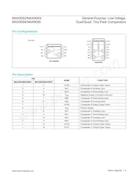 MAX9093AUA+T Datasheet Page 8