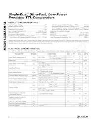 MAX913ESA+TG52 Datasheet Page 2