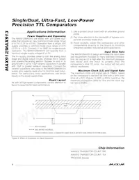 MAX913ESA+TG52 Datasheet Page 8