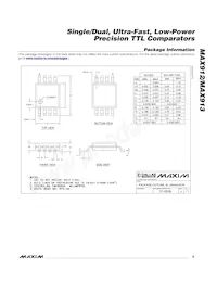 MAX913ESA+TG52 Datasheet Page 9